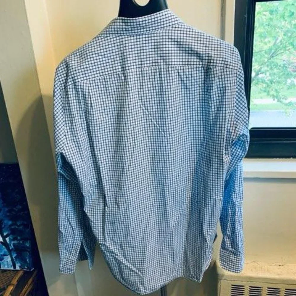 J Crew  Light Weight Button down  checked shirt
